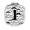 Carolines Treasures Letter I Moustache Initial Compact Mirror CJ2009-ISCM